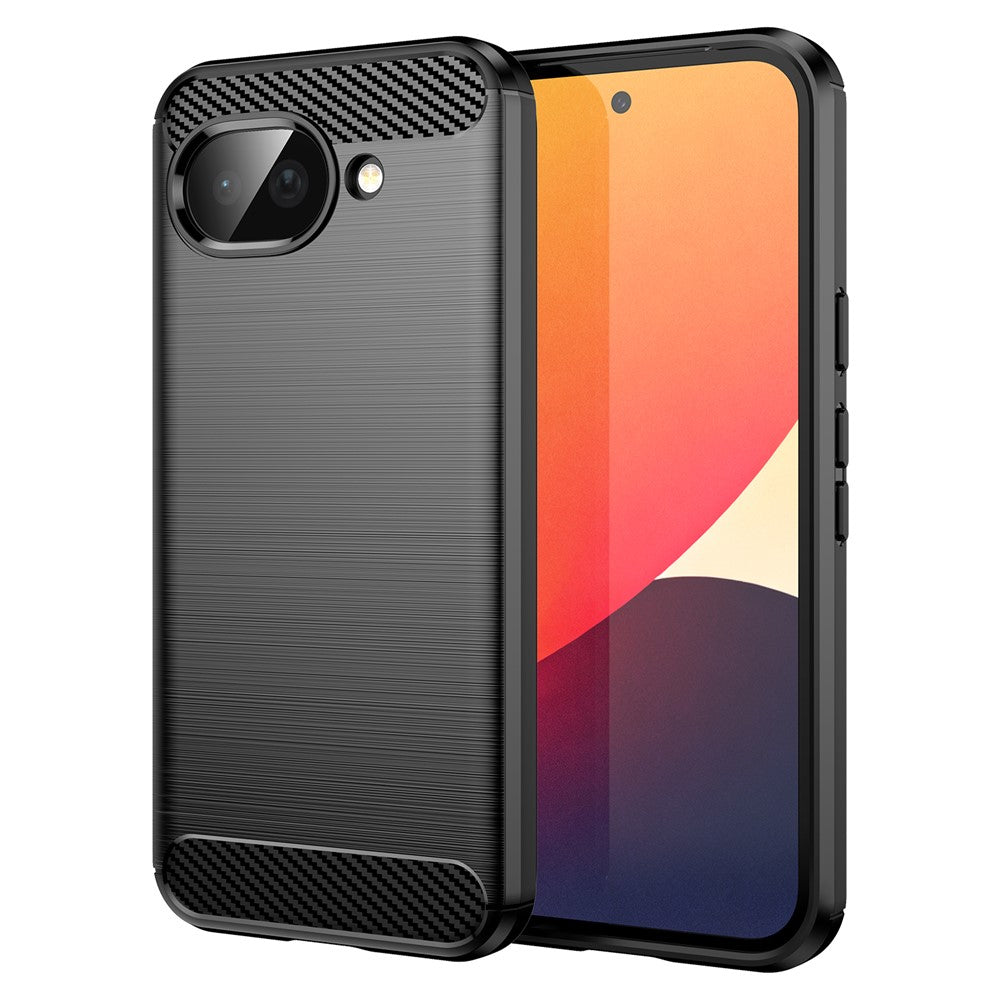Deksel for Google Pixel 10a, Techsuit, Karbon, Svart