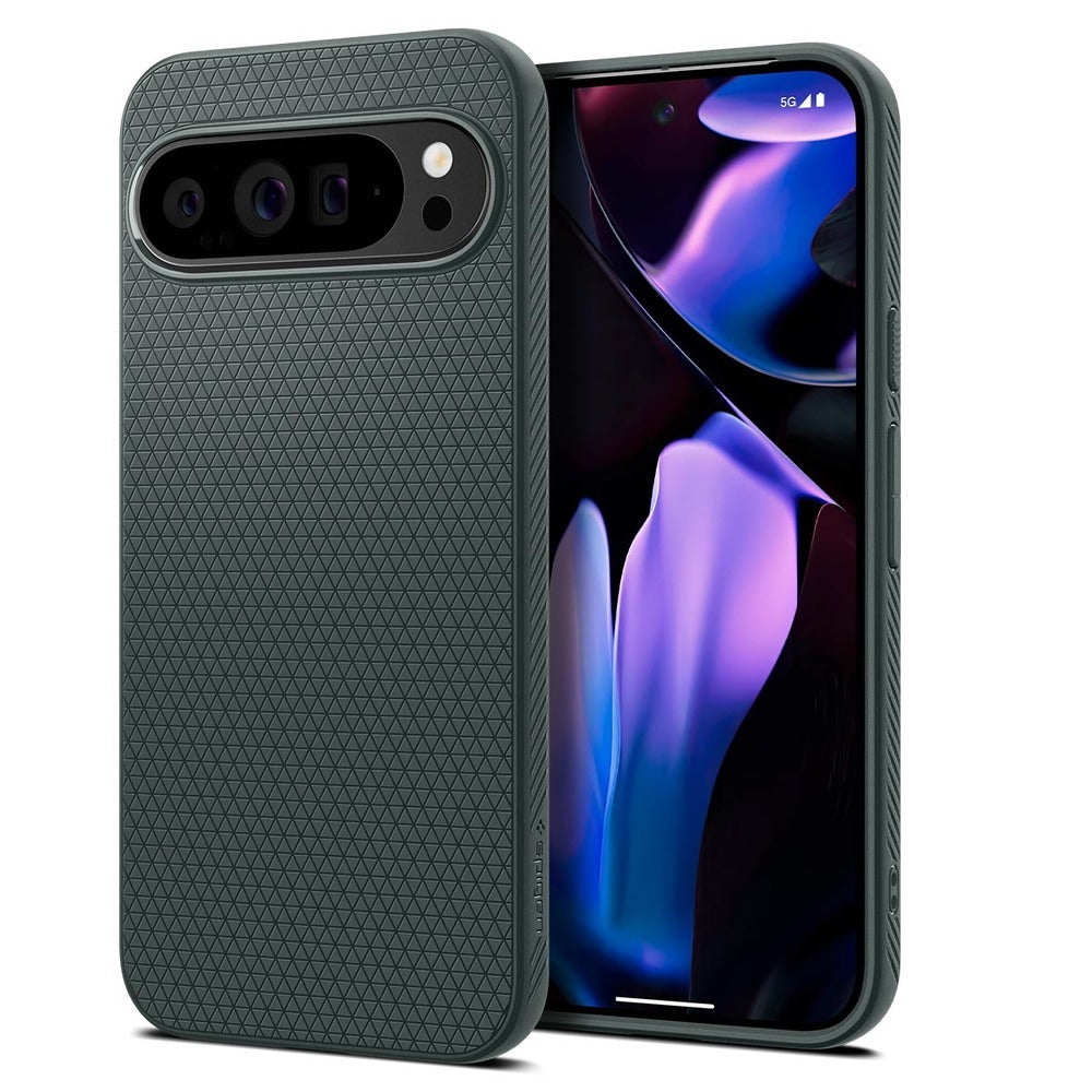 Deksel for Google Pixel 9 Pro XL, Spigen, Liquid Air, Grønn ACS07717