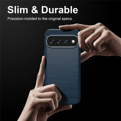 Deksel for Google Pixel 11 Pro / 11, Techsuit, Karbon, Blå