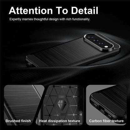 Deksel for Google Pixel 11 Pro / 11, Techsuit, Karbon, Svart