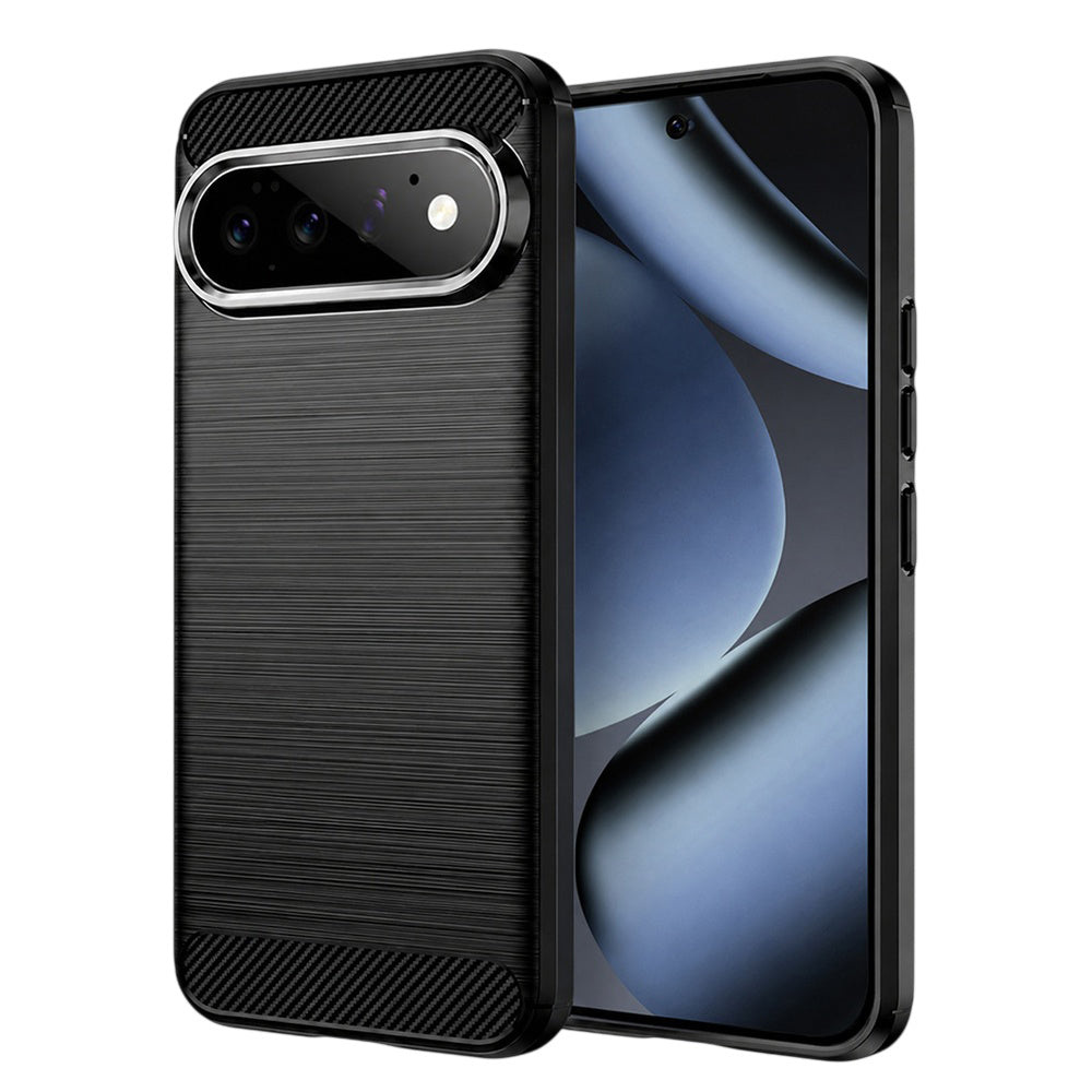Deksel for Google Pixel 11 Pro / 11, Techsuit, Karbon, Svart