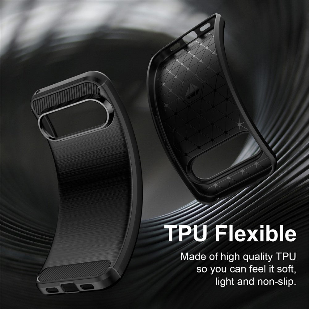 Deksel for Google Pixel 11 Pro / 11, Techsuit, Karbon, Svart