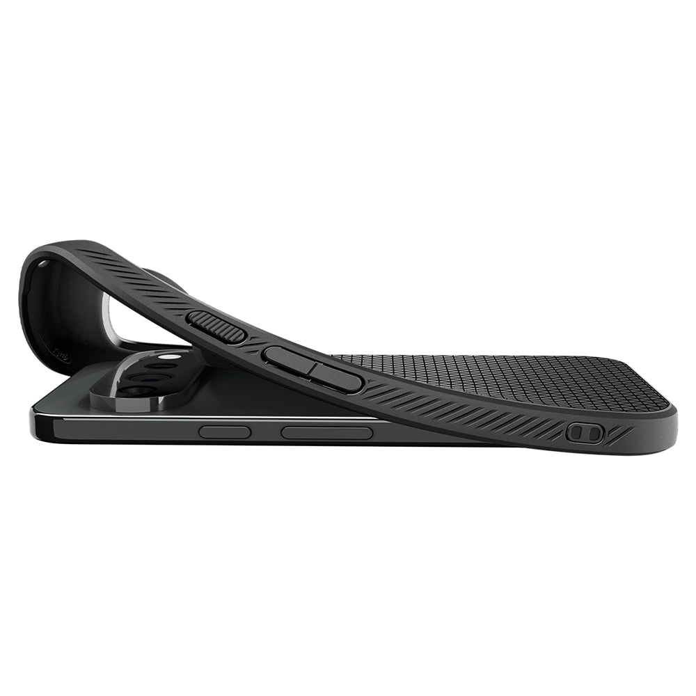 Deksel for Google Pixel 11 Pro, Spigen, Liquid Air, Matt svart ACS11428