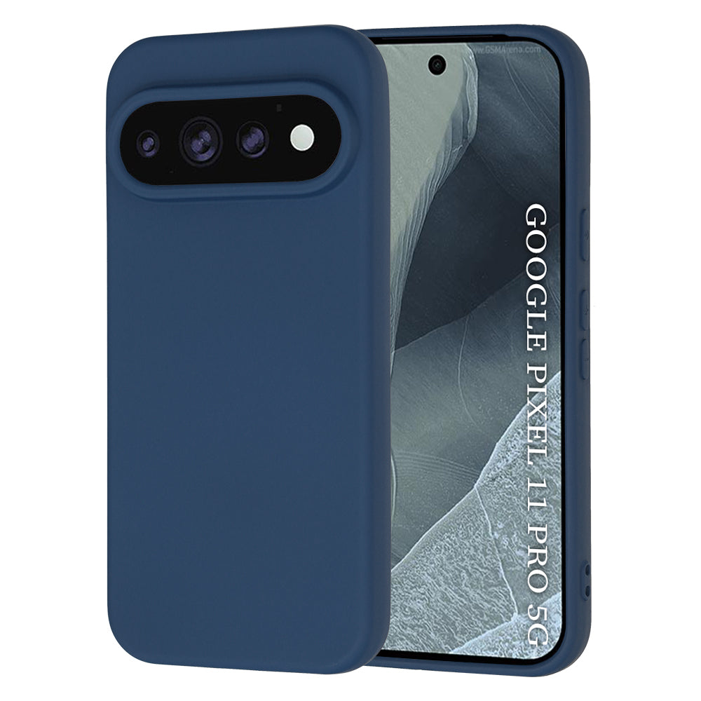 Deksel for Google Pixel 11 Pro, Techsuit, SoftFlex, Marineblå