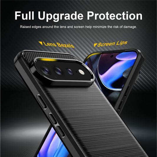 Deksel for Google Pixel 11 Pro XL, Techsuit, Karbon, Svart