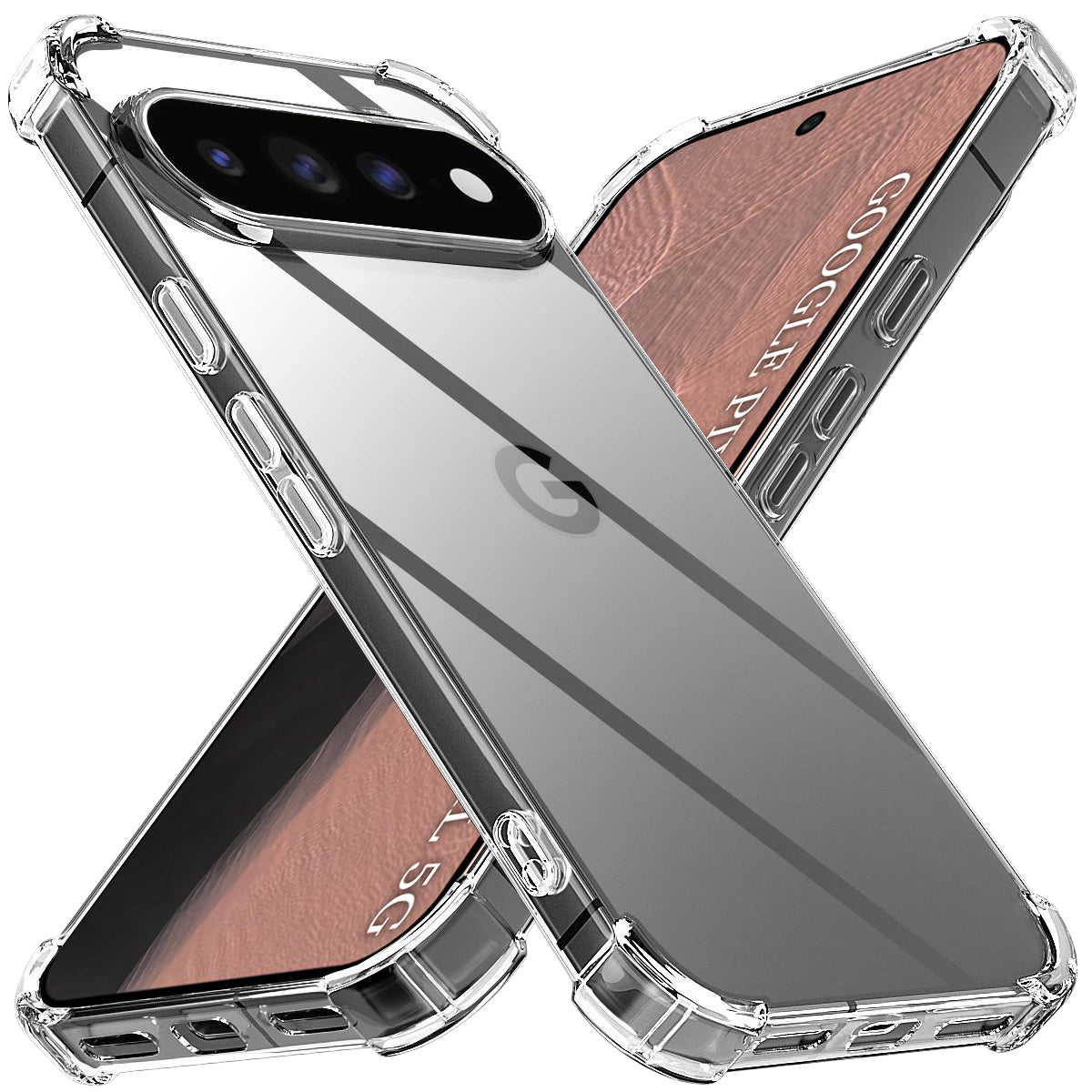 Deksel for Google Pixel 11 Pro XL, Techsuit, Støtsikker Klar, Transparent