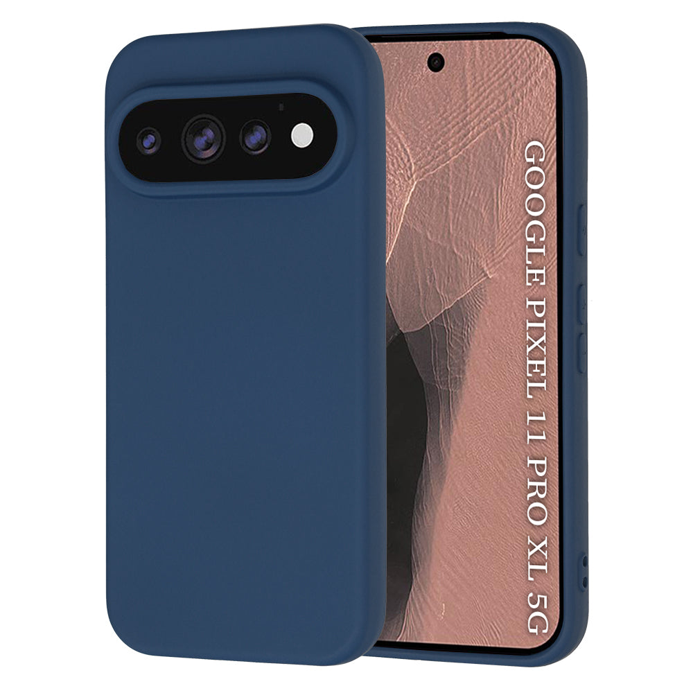 Deksel for Google Pixel 11 Pro XL, Techsuit, SoftFlex, Marineblå