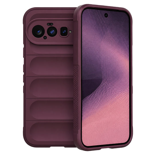 Deksel for Google Pixel 11, Techsuit, Magic Shield, Burgunder
