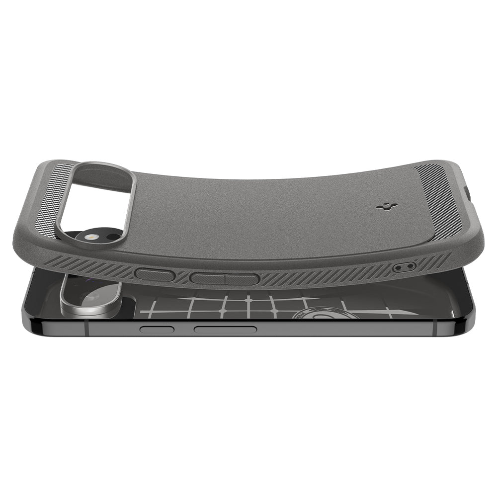 Deksel for Google Pixel 9 Pro XL, Spigen, Rugged Armor, Grå ACS07784