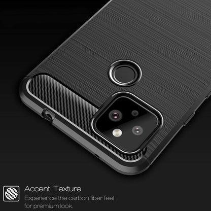 Deksel for Google Pixel 5, Techsuit, Karbon, Svart