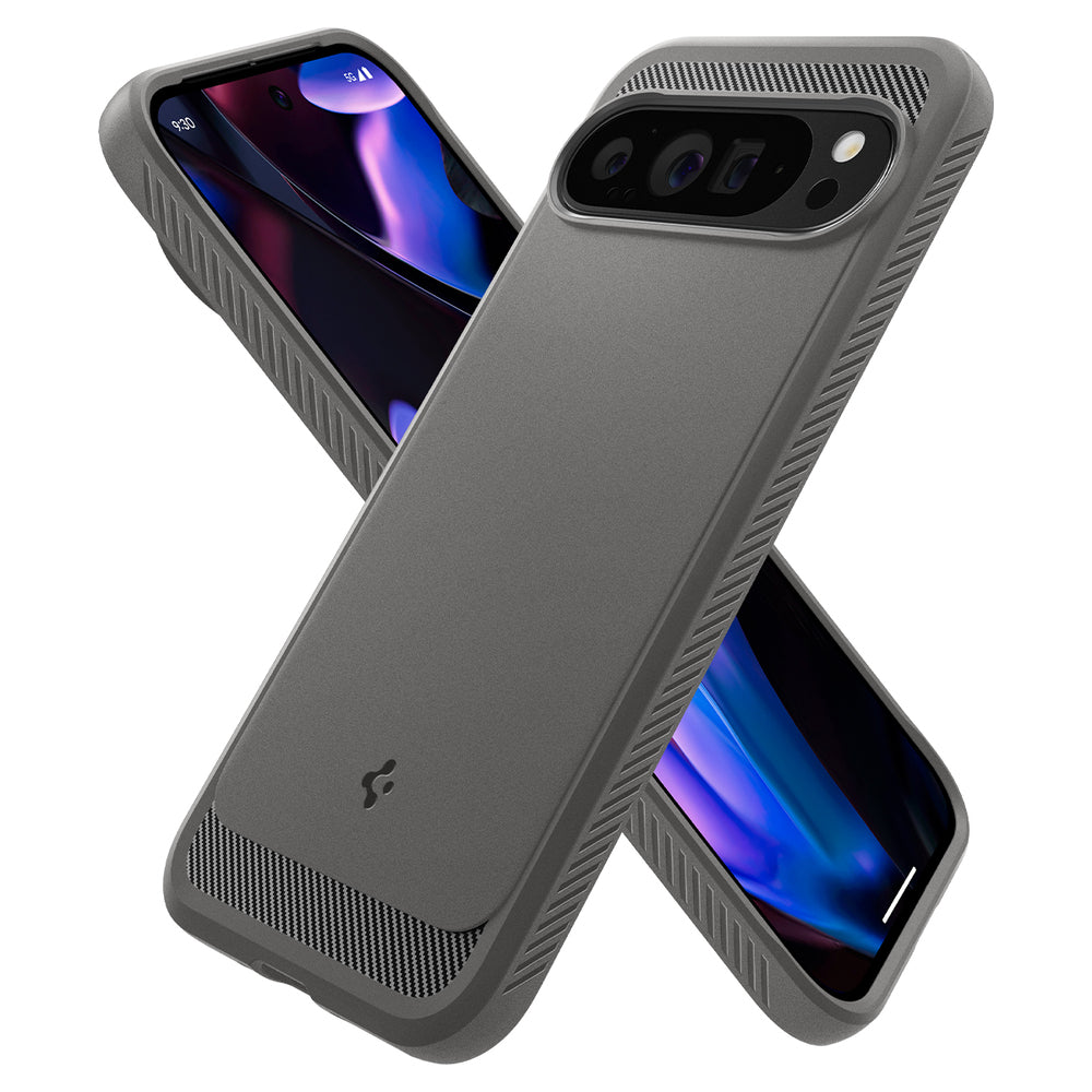 Deksel for Google Pixel 9 Pro XL, Spigen, Rugged Armor, Grå ACS07784