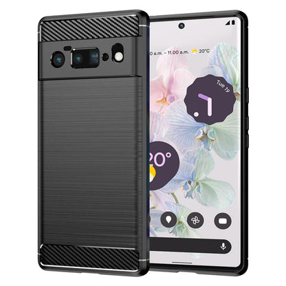 Deksel for Google Pixel 6 Pro, Techsuit, Karbon, Svart