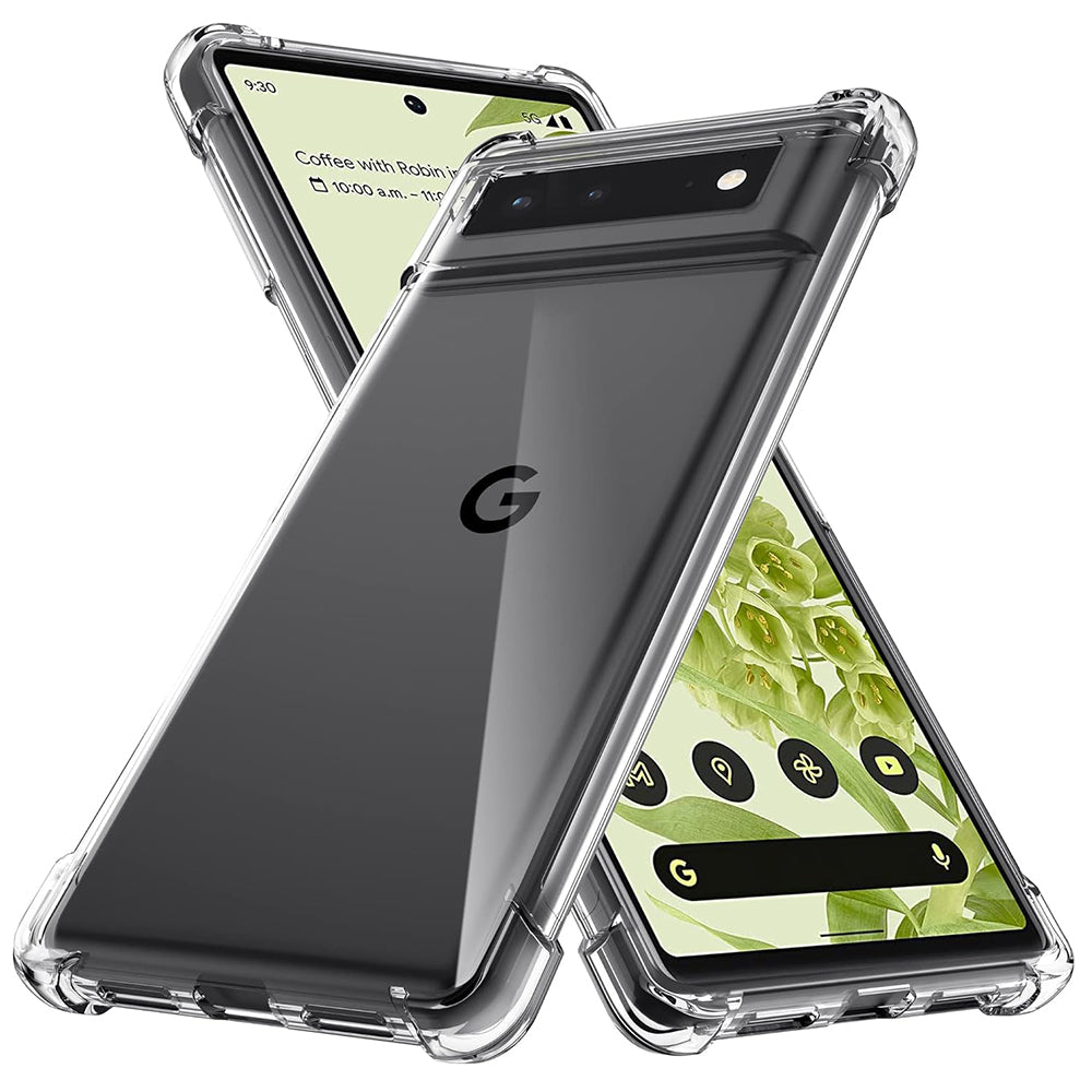 Deksel for Google Pixel 6 Pro, Techsuit, Støtsikker Klar, Transparent