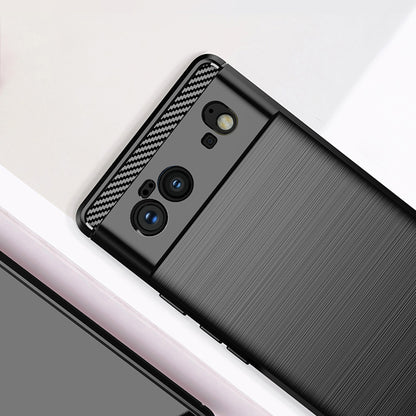 Deksel for Google Pixel 6, Techsuit, Karbon, Svart