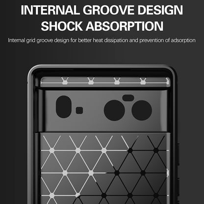 Deksel for Google Pixel 6, Techsuit, Karbon, Svart