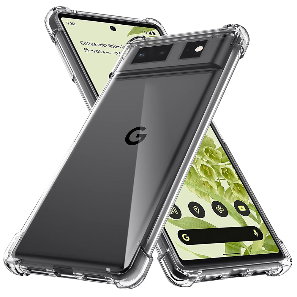 Deksel for Google Pixel 6, Techsuit, Støtsikker Klar, Transparent