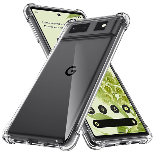 Deksel for Google Pixel 6, Techsuit, Støtsikker Klar, Transparent