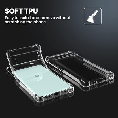 Deksel for Google Pixel 6, Techsuit, Støtsikker Klar, Transparent