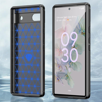 Deksel for Google Pixel 6a, Techsuit, Karbon, Svart