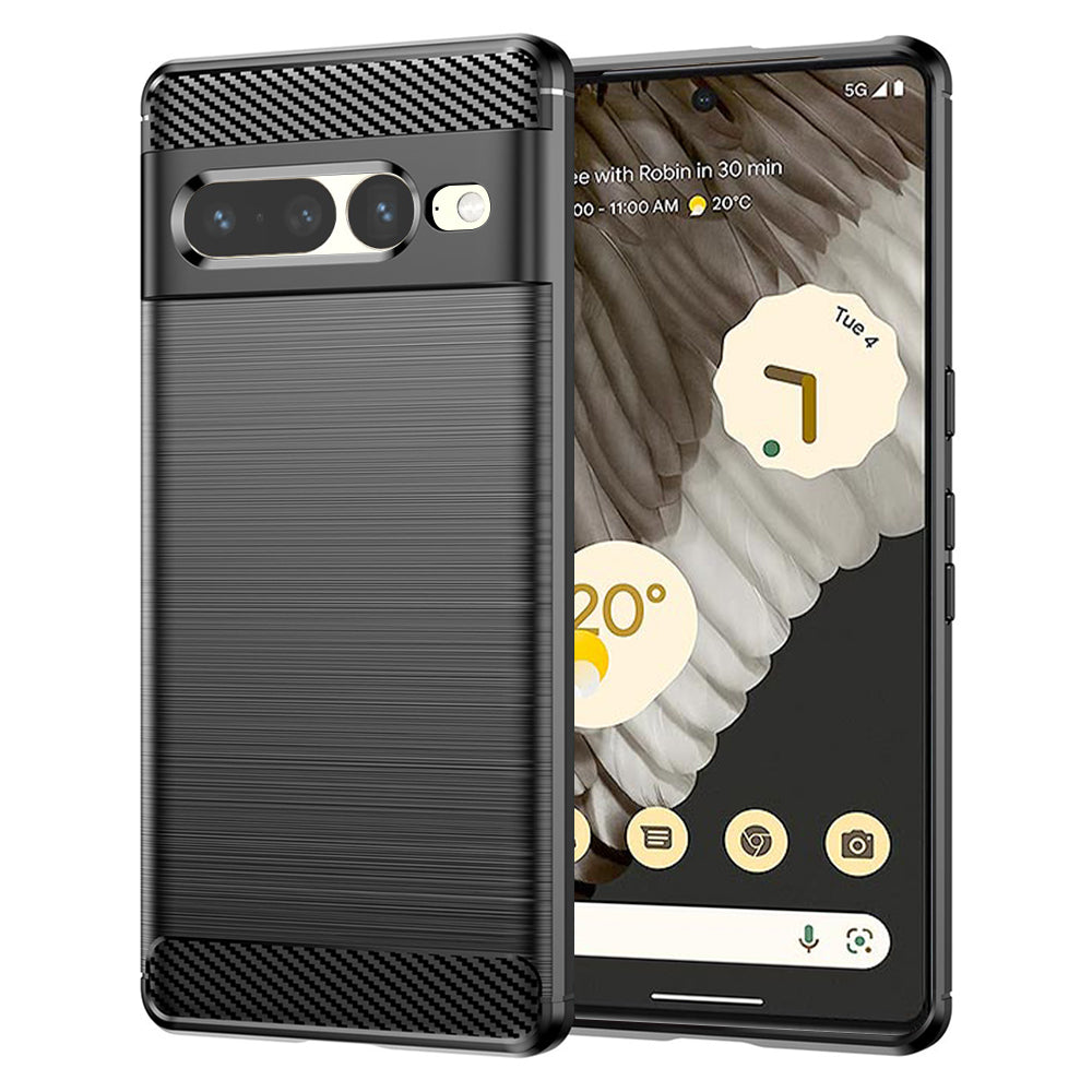 Deksel for Google Pixel 7 Pro, Techsuit, Karbon, Svart