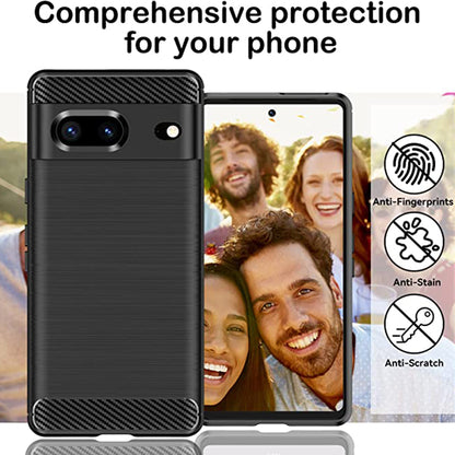 Deksel for Google Pixel 7, Techsuit, Karbon, Svart