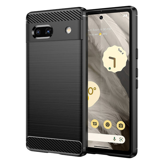 Deksel for Google Pixel 7a, Techsuit, Karbon, Svart