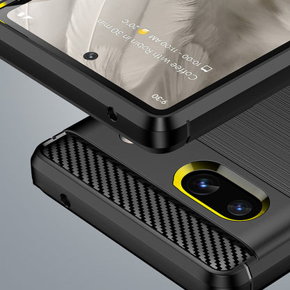 Deksel for Google Pixel 7a, Techsuit, Karbon, Svart
