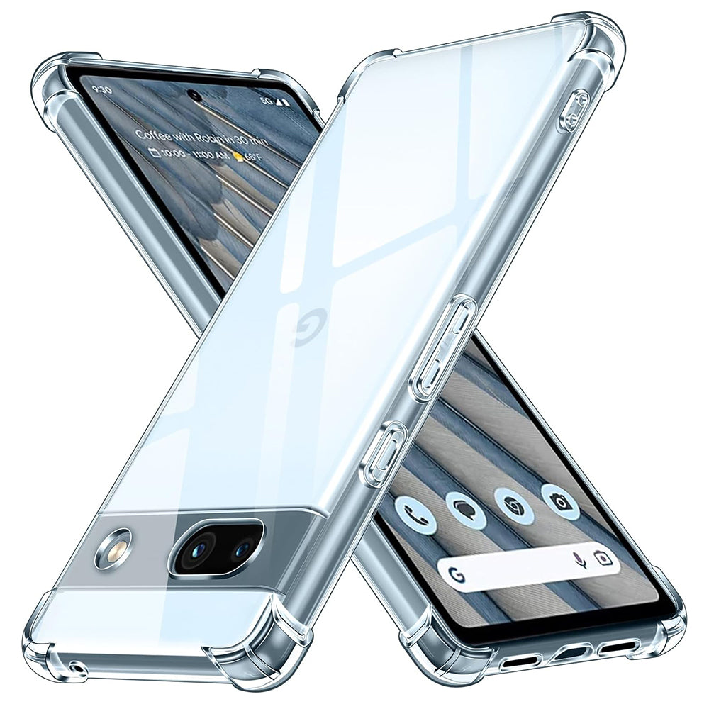 Deksel for Google Pixel 7a, Techsuit, Støtsikker Klar, Transparent