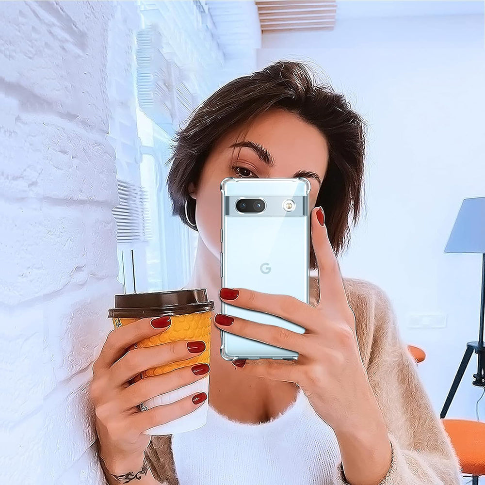 Deksel for Google Pixel 7a, Techsuit, Støtsikker Klar, Transparent
