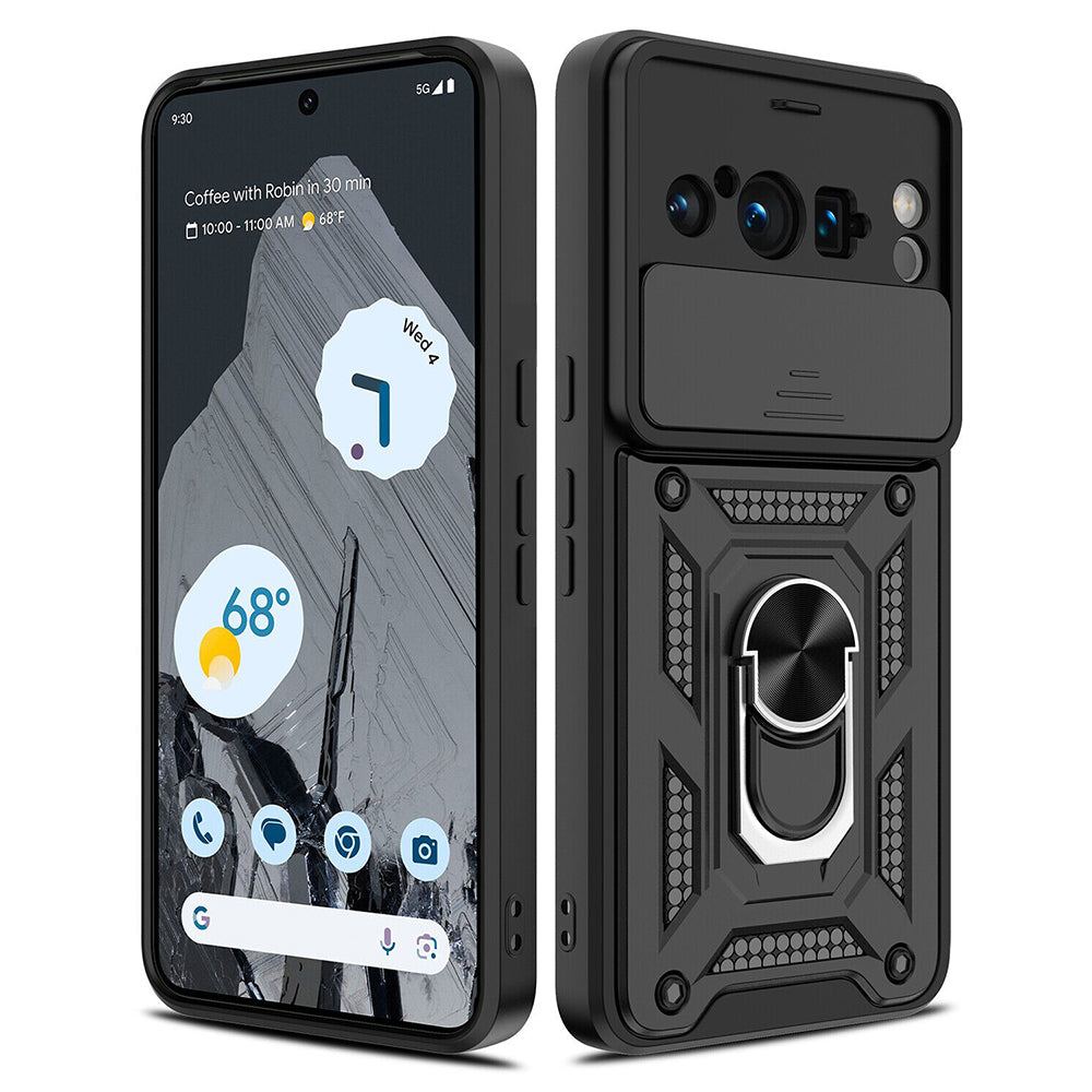 Deksel for Google Pixel 8 Pro, Techsuit, CamShield, Svart