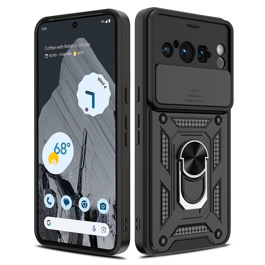 Deksel for Google Pixel 8 Pro, Techsuit, CamShield, Svart
