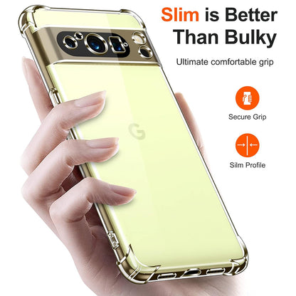 Deksel for Google Pixel 8 Pro, Techsuit, Støtsikker Klar, Transparent