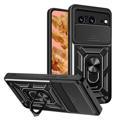 Deksel for Google Pixel 8, Techsuit, CamShield, Svart