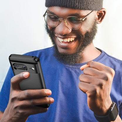 Deksel for Google Pixel 8, Techsuit, Karbon, Svart