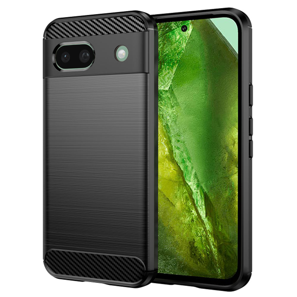 Deksel for Google Pixel 8a, Techsuit, Karbon, Svart
