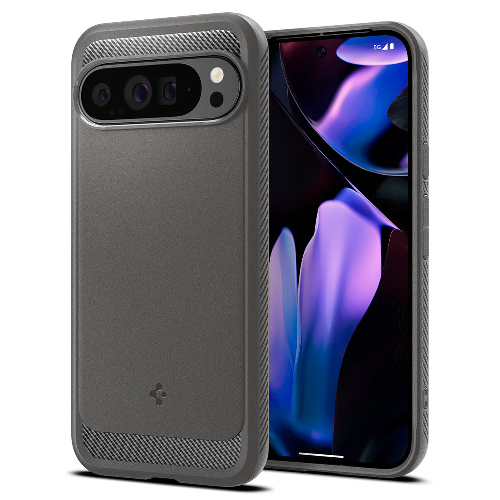 Deksel for Google Pixel 9 Pro XL, Spigen, Rugged Armor, Grå ACS07784