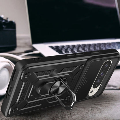 Deksel for Google Pixel 9 / 9 Pro, Techsuit, CamShield, Svart