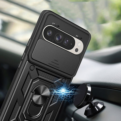 Deksel for Google Pixel 9 / 9 Pro, Techsuit, CamShield, Rosa