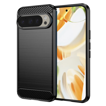 Deksel for Google Pixel 9 / 9 Pro, Techsuit, Karbon, Svart