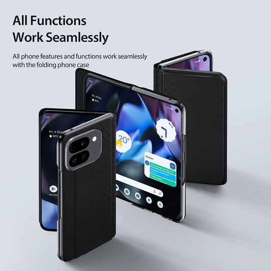 Deksel for Google Pixel 9 Pro Fold, DUX DUCIS, Glitrende, Rosa