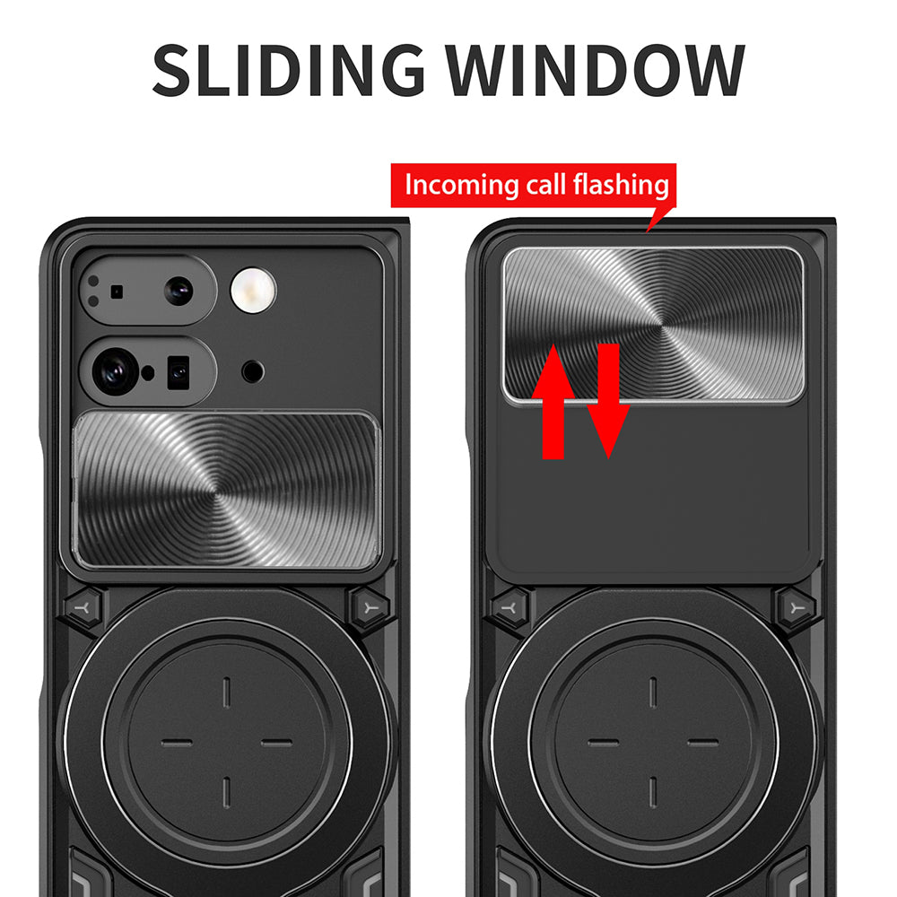 Deksel for Google Pixel 9 Pro Fold, Techsuit, CamGuard Pro, Rød