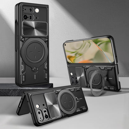 Deksel for Google Pixel 9 Pro Fold, Techsuit, CamGuard Pro, Rød