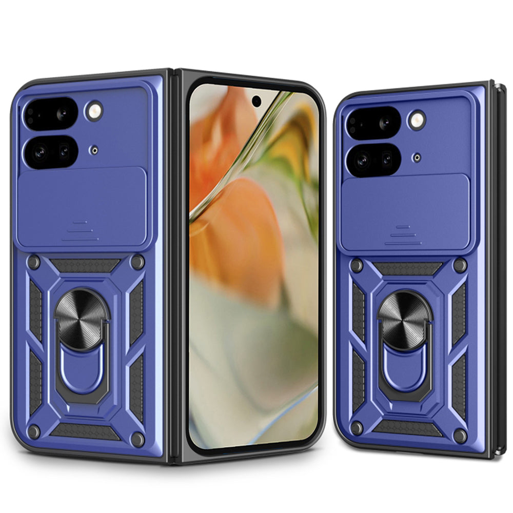 Deksel for Google Pixel 9 Pro Fold, Techsuit, CamShield, Blå