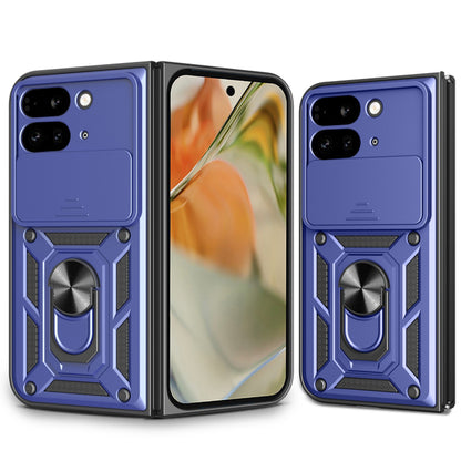 Deksel for Google Pixel 9 Pro Fold, Techsuit, CamShield, Blå