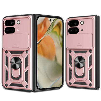 Deksel for Google Pixel 9 Pro Fold, Techsuit, CamShield, Rosa