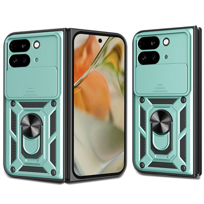 Deksel for Google Pixel 9 Pro Fold, Techsuit, CamShield, Grønn