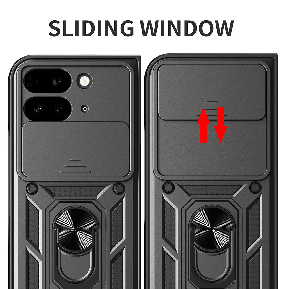Deksel for Google Pixel 9 Pro Fold, Techsuit, CamShield, Grønn