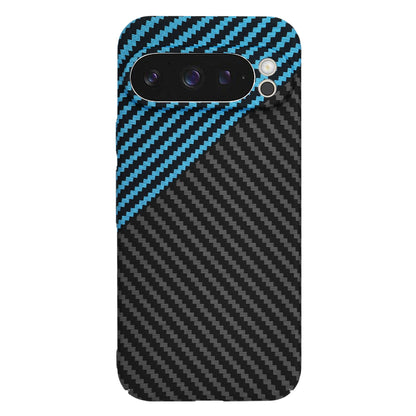 Deksel for Google Pixel 9 Pro, Techsuit, Carbonite FiberShell, Svart Bleu