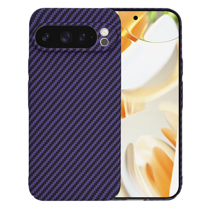 Deksel for Google Pixel 9 Pro, Techsuit, Carbonite FiberShell, Lilla