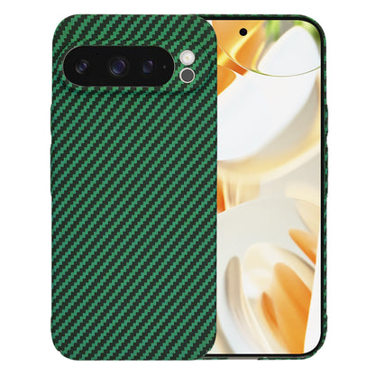 Deksel for Google Pixel 9 Pro, Techsuit, Carbonite FiberShell, Grønn